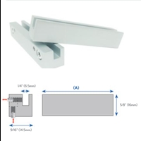Pince murale en aluminium 2mm à 8mm