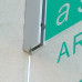 Support mural U en aluminium 3mm à 6,5mm